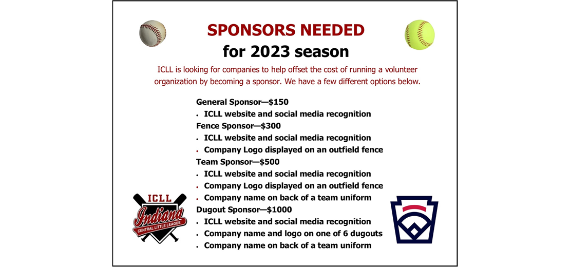 Sponsors Needed