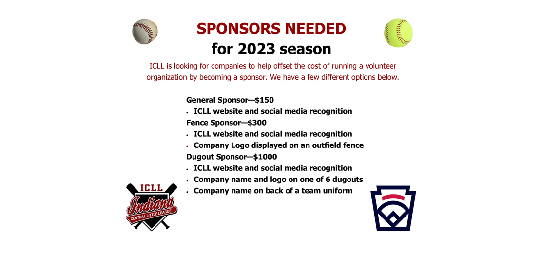 Sponsors Needed
